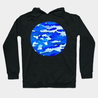 Abstract ocean print Hoodie